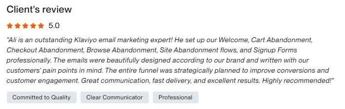 Client review