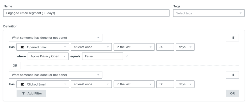 Segment for IOS and Non-IOS Users