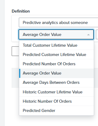 average order value segment klaviyo