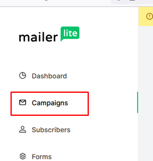 how to create email campaign in mailerlite