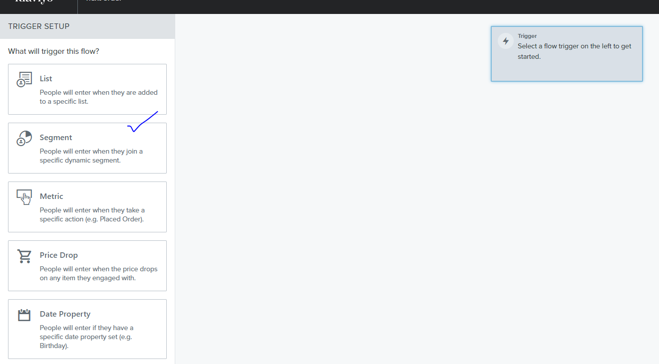 steps to make segment based expected next order flow klaviyo