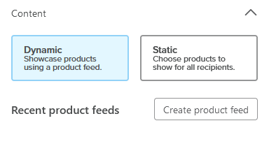 methods to create product feed klaviyo