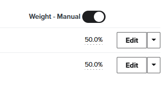 percentage of A/B test of signup form klaviyo