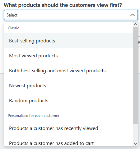 where to find product feed option in klaviyo